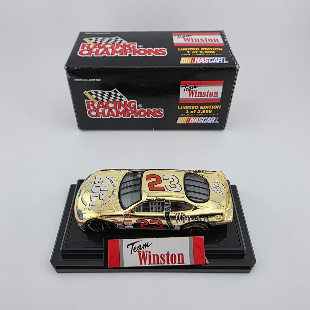 Racing Champions Jimmy Spencer #23 Team Winston 1:64 Gold Ford Taurus‎ 1998